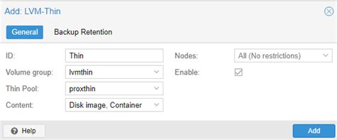 proxmox create lvm